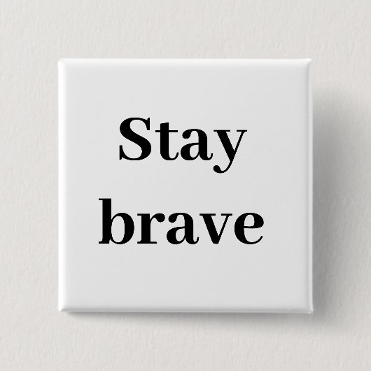 Motivationsnadel für Jacken oder Taschen Button (Vorderseite)