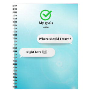 Motivationsnotizbuch Mein Zieljournal Notizblock