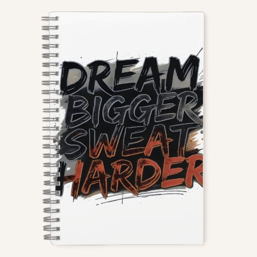 Motivationsnotizbuch Notizblock (Vorderseite)