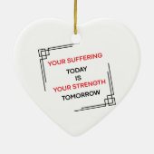 Motivationsorientiertes Design Keramik Ornament (Hinten)