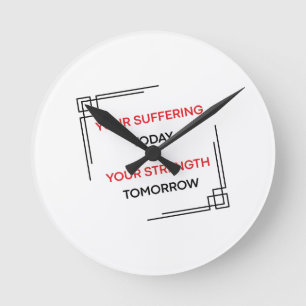 Motivationsorientiertes Design Runde Wanduhr