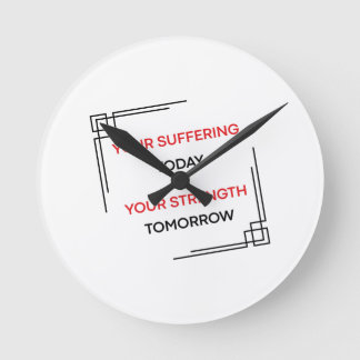 Motivationsorientiertes Design Runde Wanduhr