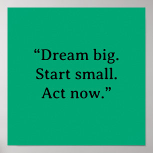 MOTIVATIONSPLAKAT POSTER