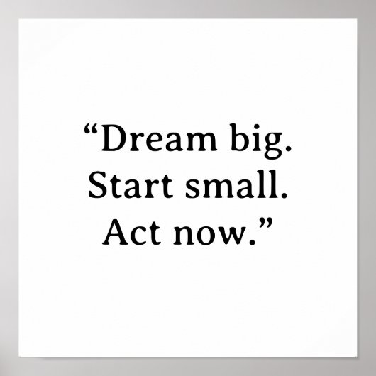 MOTIVATIONSPLAKAT POSTER (Vorne)