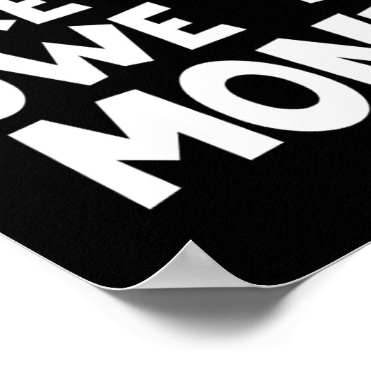 Motivationsplatte Poster (Ecke)