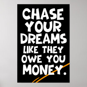Motivationsplatte Poster
