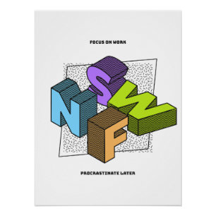 Motivationsposter Büroschmuck Fette Zitate Poster