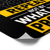 Motivationsposter mit Zitat Poster (Ecke)