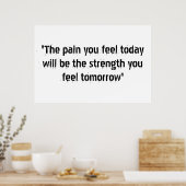Motivationsposter Poster (Küche)
