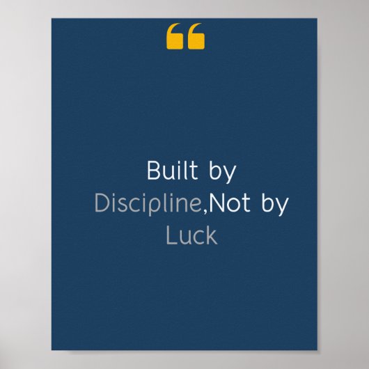 Motivationsposter Poster (Vorne)