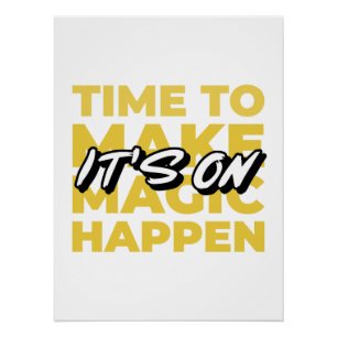 Motivationsposter-Typografie Gym-Fokus Poster