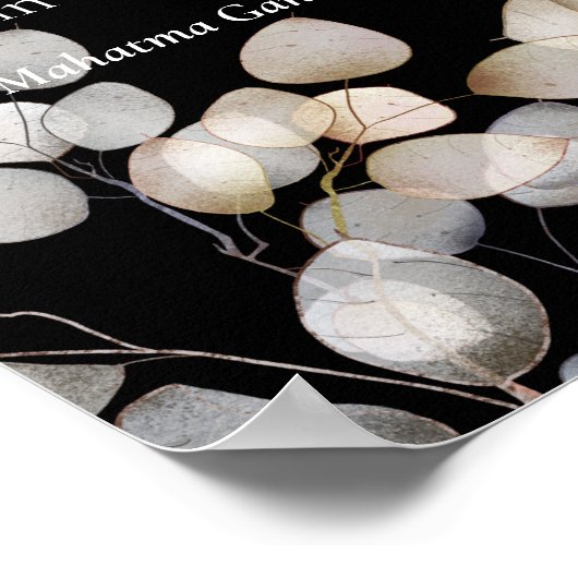 Motivationssatz für Klassenzimmer oder Büroposter Poster (Ecke)