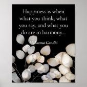 Motivationssatz für Klassenzimmer oder Büroposter Poster (Vorne)