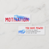 Motivationsschulung Mini Visitenkarte (Vorne/Hinten)