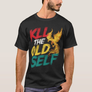 Motivationsshirt mit Flammen-Phönix T-Shirt
