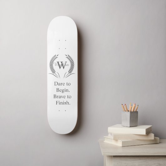 Motivationssport Skateboard (Wandkunst)