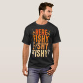 Motivationsspruch Engel Fischen T-Shirt (Vorne ganz)
