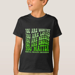 Motivationsunterstützung Krieger Mental Health Bew T-Shirt