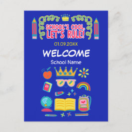 Motivationsziffer "Die coole Regel des lassend" Feiertagspostkarte