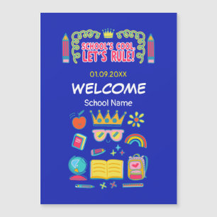 Motivationsziffer "Die coole Regel des lassend" Magnetkarte