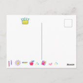 Motivationsziffer "Die coole Regel des lassend" Postkarte (Rückseite)