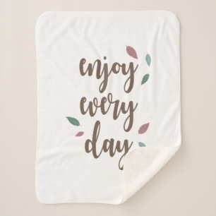 Motivationsziffer Kalligrafie Sherpadecke