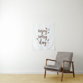 Motivationsziffer Kalligrafie Wandteppich (Beispiel)