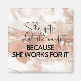 Motivationsziffern für weibliche Girl Bosses Magnet