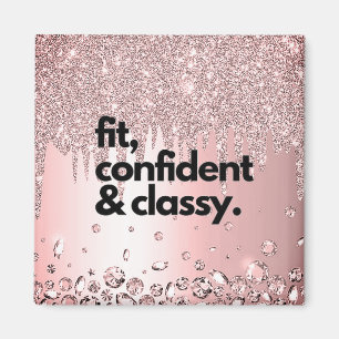 Motivationsziffern für weibliche Girl Bosses Magnet