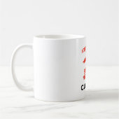 Motivationszitat-Design Kaffeetasse (Links)