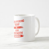Motivationszitat-Design Kaffeetasse (VorderseiteRechts)