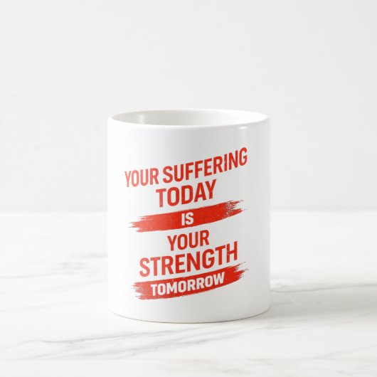 Motivationszitat-Design Kaffeetasse (Mittel)
