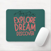 Motivationszitat-Mauspad  Mousepad (Mit Mouse)
