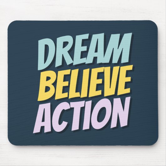 Motivationszitat-Mauspad Mousepad (Vorne)