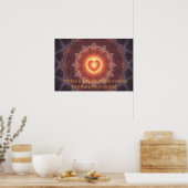 Motivationszitat über ein Liebesposter Poster (Küche)