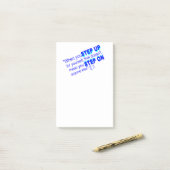 Motivator, Vorwärtsdenker Post-it Klebezettel (Auf Schreibtisch)