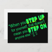 Motivator, Vorwärtsdenker Postkarte (Vorne/Hinten)