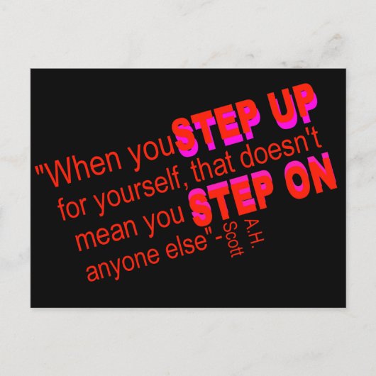 Motivator, Vorwärtsdenker Postkarte (Vorderseite)