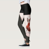 Motive Floraux & Chat Leggings (Links)