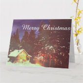 Motive for Christmas winters wonderland Karte (Gelbe Blume)