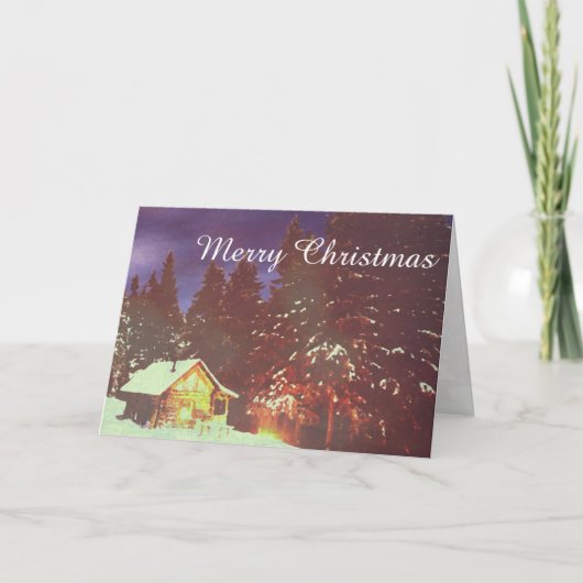 Motive for Christmas winters wonderland Karte (Vorderseite)