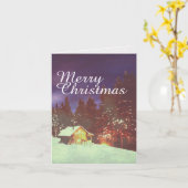 Motive for Christmas winters wonderland Karte (Gelbe Blume)