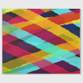 Motive für Wasserfarben Streifen 2 Geschenkpapier (Flach)