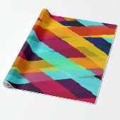 Motive für Wasserfarben Streifen 2 Geschenkpapier (Ungerollt)