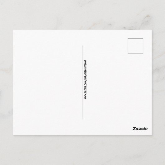 MOTIVER TANZ WIE NEIN, DER POSTKARTEN ANSCHAUT (Rückseite)