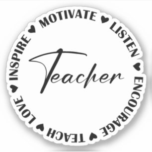 motiviere höre ermutige lehre liebe Sticker