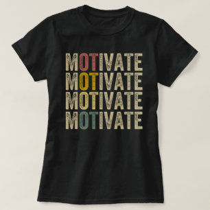 Motivieren Ergotherapie OP Retro Vintage T-Shirt