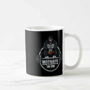 Motivieren Sie die Gym Gorilla Beast Workout Bodyb Kaffeetasse