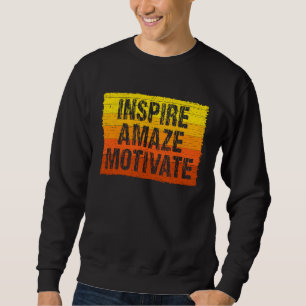 Motivieren Sie Ergotherapie Retro OTA Therapeut Sweatshirt