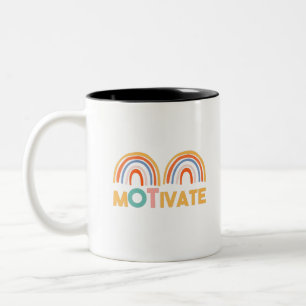 MOTIVIEREN ZWEIFARBIGE TASSE